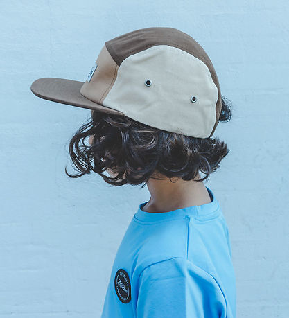 Lil' Boo Copenhagen Pet - Blok Brown 5-Paneel - Bruin