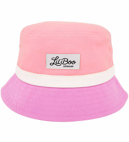Lil' Boo Copenhagen Bucket-hattur - Loka - Bleikt/Fjólublátt