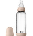 BIBS Feeding Bottle - 240 mL - Glass/Silicone - Blush BIBS Feeding Bottle - 240 mL - Glass/Silicone - Blush