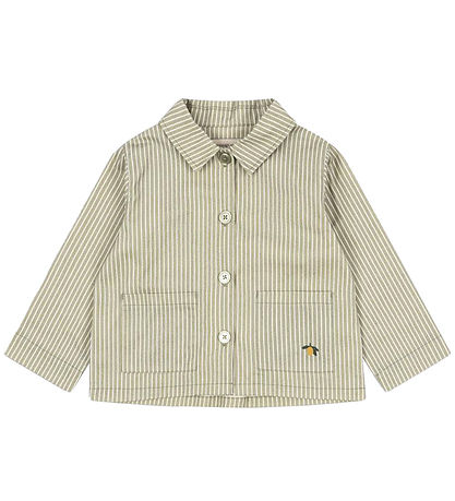 Veste en Jean Konges Sløjd - Frankie - Thé Stripe Veste en Jean Konges Sløjd - Frankie - Thé Stripe