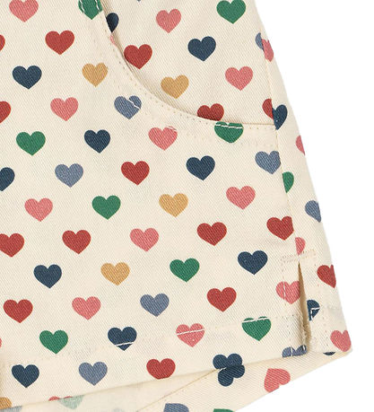 Konges Sløjd Shorts - Denim - Frankie Mini - Coeur Color/Hearts Konges Sløjd Shorts - Denim - Frankie Mini - Coeur Color/Hearts
