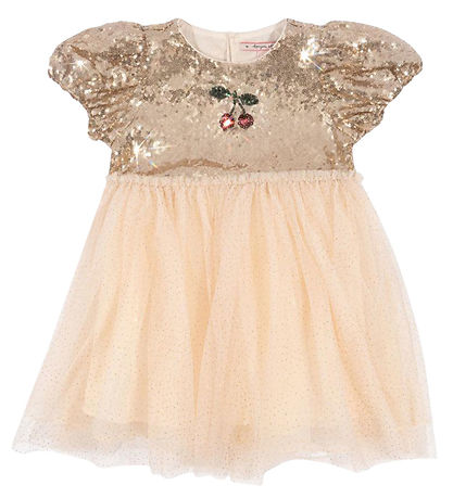 Konges Sløjd Dress - Tulle - Starla Puff - Gold Blush