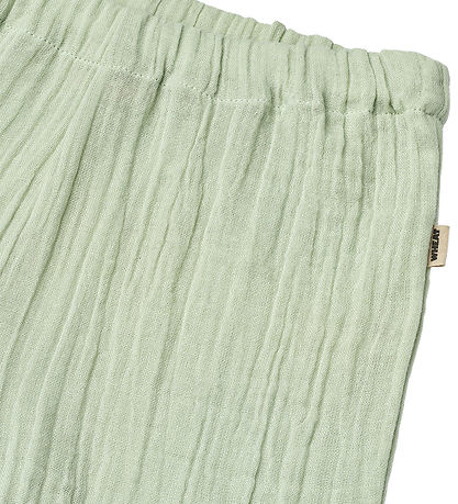 Shorts Wheat - Mousseline - Luca - Soft Menthe Shorts Wheat - Mousseline - Luca - Soft Menthe
