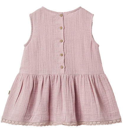 Wheat Top - Muslin - Bea - Lavender Mist w. Lace