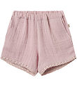Wheat Shorts - Muslin - Eileen - Lavender Mist w. Lace Wheat Shorts - Muslin - Eileen - Lavender Mist w. Lace