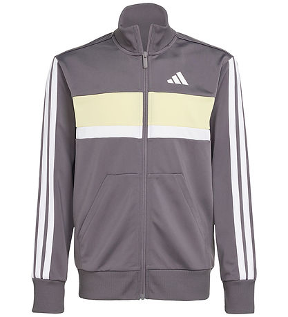 adidas Performance Sweat Set - J 3S TIBERIO TS - GRESTR/White/PO