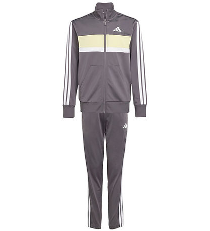 adidas Performance Sweat Set - J 3S TIBERIO TS - GRESTR/White/PO