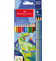 Faber-Castell Fargestifter - 10+3 stk. - Dinosaur Metallic Faber-Castell Fargestifter - 10+3 stk. - Dinosaur Metallic