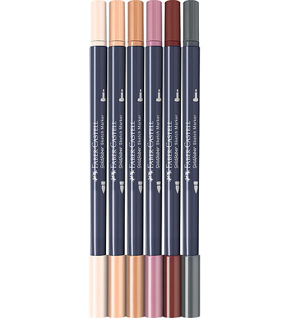 Faber-Castell Markers - 6 pcs - Goldfaber Sketch - Portrait