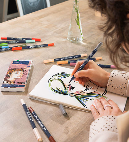 Faber-Castell Markers - 6 pcs - Goldfaber Sketch - Portrait