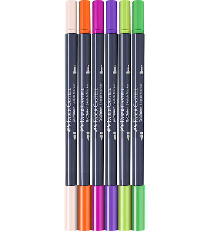 Faber-Castell Markers - 6 pcs - Goldfaber Sketch - Graphic Nove