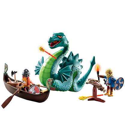 Playmobil - Vikings with Sea Monster - 71830 - 40 Parts Playmobil - Vikings with Sea Monster - 71830 - 40 Parts