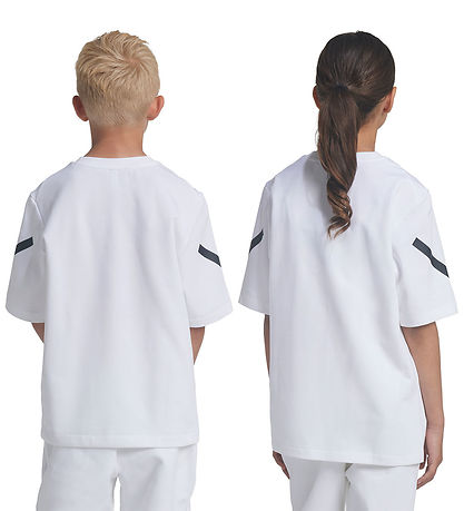adidas Performance T-shirt - J ZNE Tee - White/Black