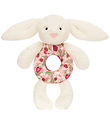 Jellycat Ringrammelaar - 18x8 cm - Blossom Cream Bunny Berry Jellycat Ringrammelaar - 18x8 cm - Blossom Cream Bunny Berry