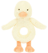 Jellycat Ring rattle - 18x8 cm - Bashful Duckling Jellycat Ring rattle - 18x8 cm - Bashful Duckling