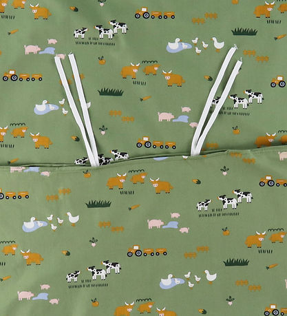 Nørgaard Madsens Bedding - Junior - Green w. Farm Nørgaard Madsens Bedding - Junior - Green w. Farm