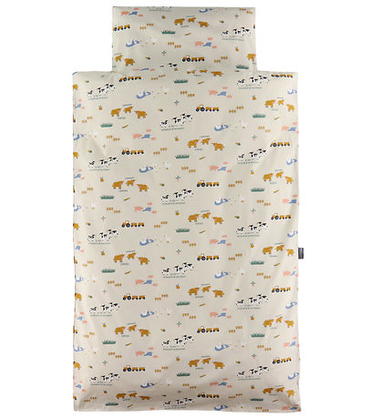 Nørgaard Madsens Bedding - Baby - Beige w. Farm