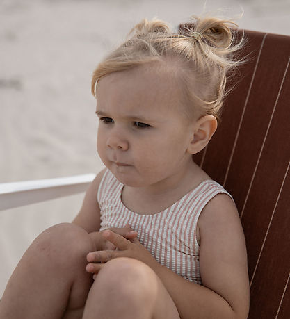 Petit Piao Swimsuit - Bow Tie - Bright Rose/White
