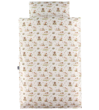Nørgaard Madsens Bedding - Baby - Beige w. Bambi/Bear/Fox