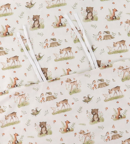 Nørgaard Madsens Bedding - Baby - Beige w. Bambi/Bear/Fox
