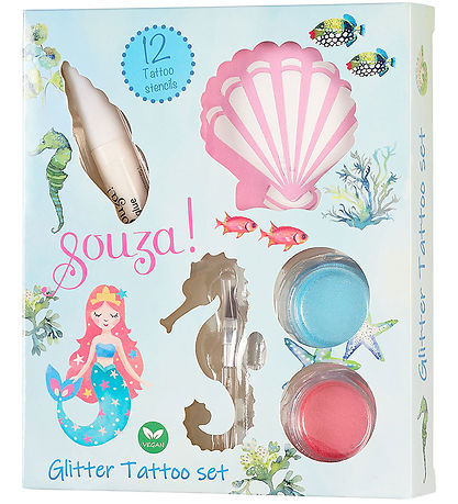 Souza Tattoo Kit - Glitter - Mermaid