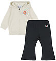 Champion Set - Cardigan/Trousers - Off White/Black w. Logo