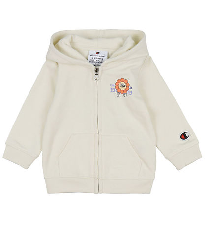 Champion Set - Cardigan/Trousers - Off White/Black w. Logo Champion Set - Cardigan/Trousers - Off White/Black w. Logo