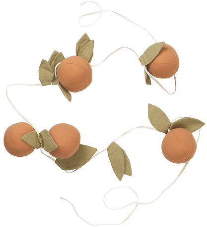 Ferm Living Orange Garland - 220 cm - Orange/Green