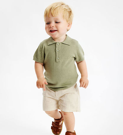 The New Siblings Shorts - Cotton/Linen - TnstOren - Oatmeal