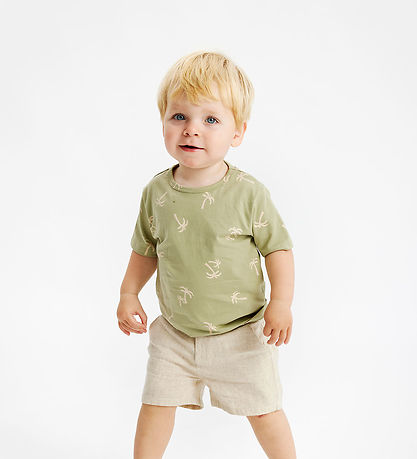 The New Siblings Shorts - Cotton/Linen - TnstOren - Oatmeal