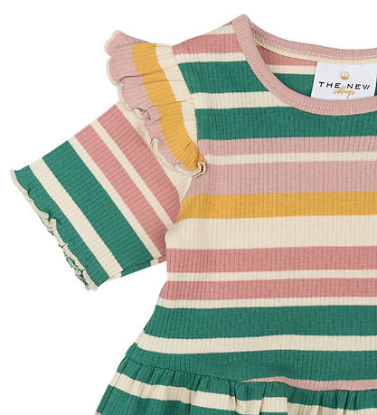 The New Siblings Dress - TnstOcean - Rib - Multi Striped