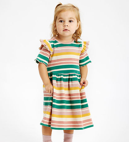 The New Siblings Dress - TnstOcean - Rib - Multi Striped