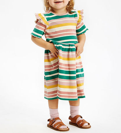 The New Siblings Dress - TnstOcean - Rib - Multi Striped
