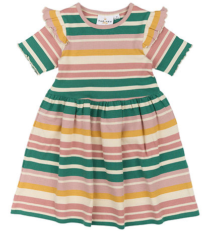 The New Siblings Dress - TnstOcean - Rib - Multi Striped