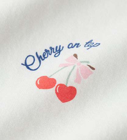 Name It T-shirt - NkfVarutti - Bright White/Heart Cherry