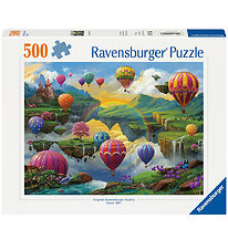 Ravensburger Jigsaw Puzzle - 500 Bricks - Air Balloon Valley Ravensburger Jigsaw Puzzle - 500 Bricks - Air Balloon Valley