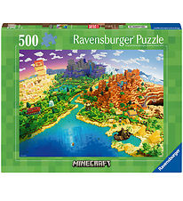 Ravensburger Jigsaw Puzzle - 500 Bricks - World of Minecraft Ravensburger Jigsaw Puzzle - 500 Bricks - World of Minecraft