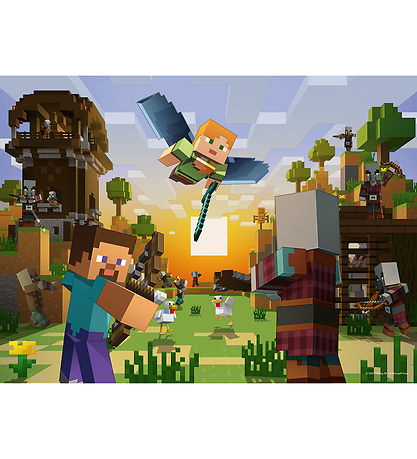 Puzzle Ravensburger - 150 Briques - Architecture Minecraft et