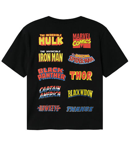 Name It T-shirt - NkmAdriel - Black Name It T-shirt - NkmAdriel - Black