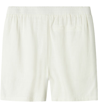 Shorts LMTD - Viscose/Lin - Noos - NlnFinen - White Alyssum Shorts LMTD - Viscose/Lin - Noos - NlnFinen - White Alyssum