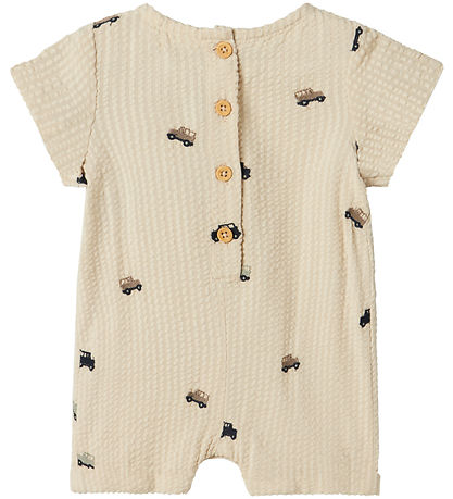Name It Summer Romper - NbmHaffi - Peyote w. Cars