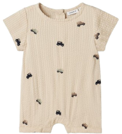 Name It Summer Romper - NbmHaffi - Peyote w. Cars