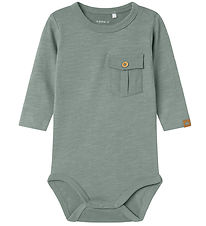 Name It Bodysuit l/s - Modal - NbmHowel - Slate Gray Name It Bodysuit l/s - Modal - NbmHowel - Slate Gray