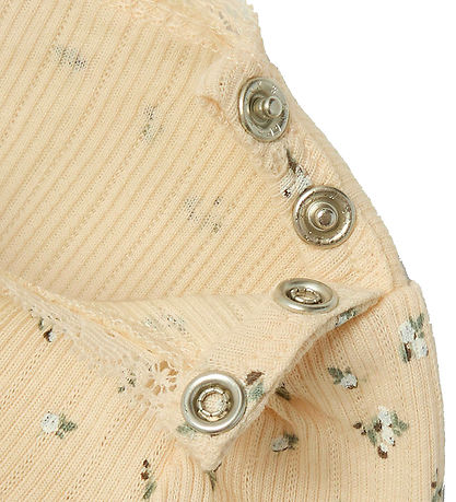 Name It Bodysuit l/s - Rib - NbfHoise - Sun Kiss w. Flowers