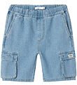 Name It Shorts - NkmRyan - Lichtblauw Denim/Strepen Name It Shorts - NkmRyan - Lichtblauw Denim/Strepen