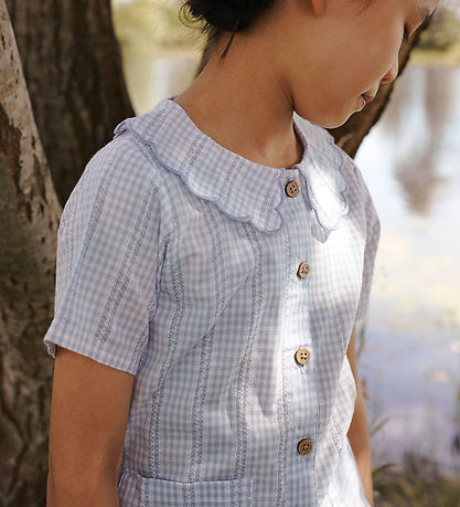 Lil' Atelier T-shirt - NmfHazelle - Zen Blue