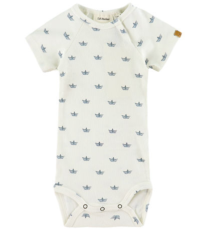 Body m/c Lil' Atelier - Rib - NbmLavo - Coconut Bateau en papier