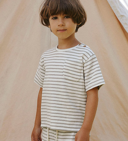 Lil' Atelier T-shirt - NmmTadeo - Seagrass