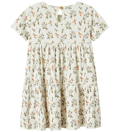 Lil' Atelier Klänning - NmfLavo - Coconut Mjölk/brummande Bird