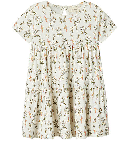 Lil' Atelier Klänning - NmfLavo - Coconut Mjölk/brummande Bird